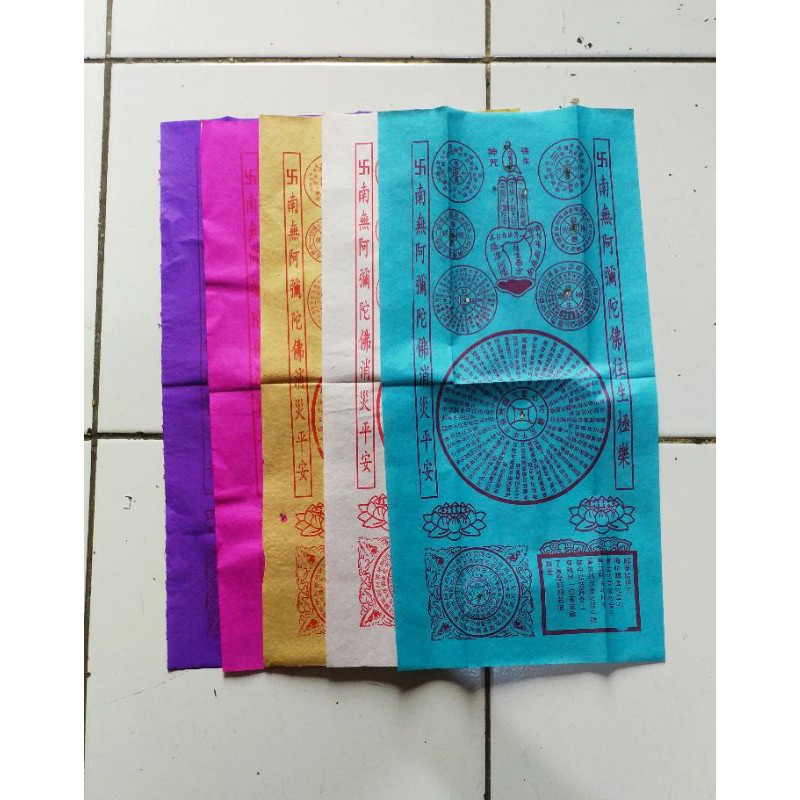 kertas sembahyang leluhur wangsen 5 warna