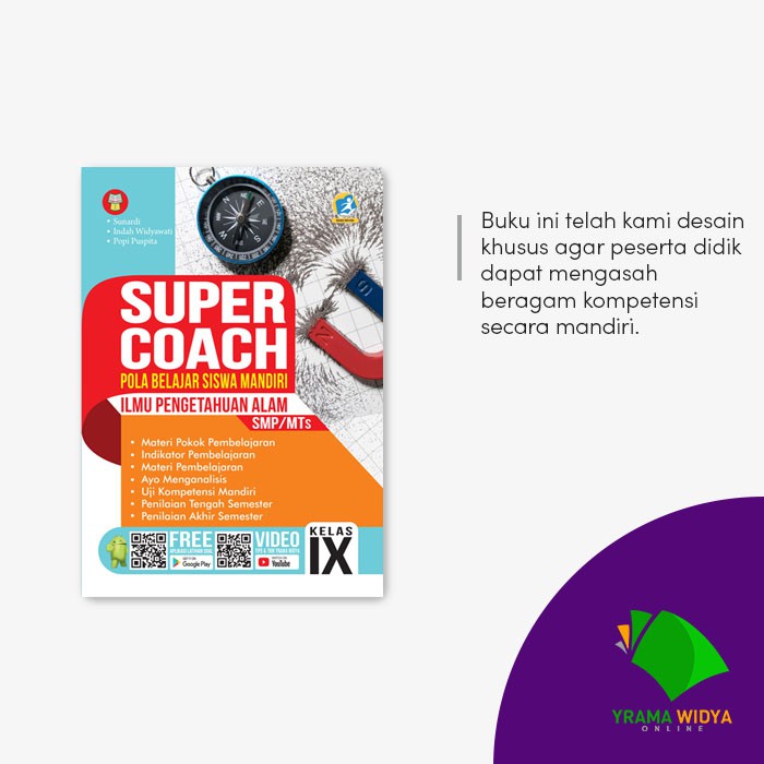 Yrama Widya - Buku Super Coach IPA Ilmu Pengetahuan Alam SMP/MTs  Kelas IX-1