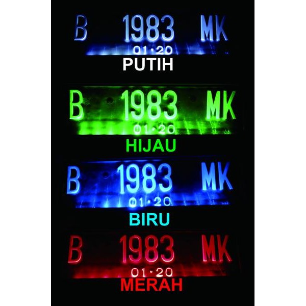 Cover / Dudukan Plat Nomor Mobil LED