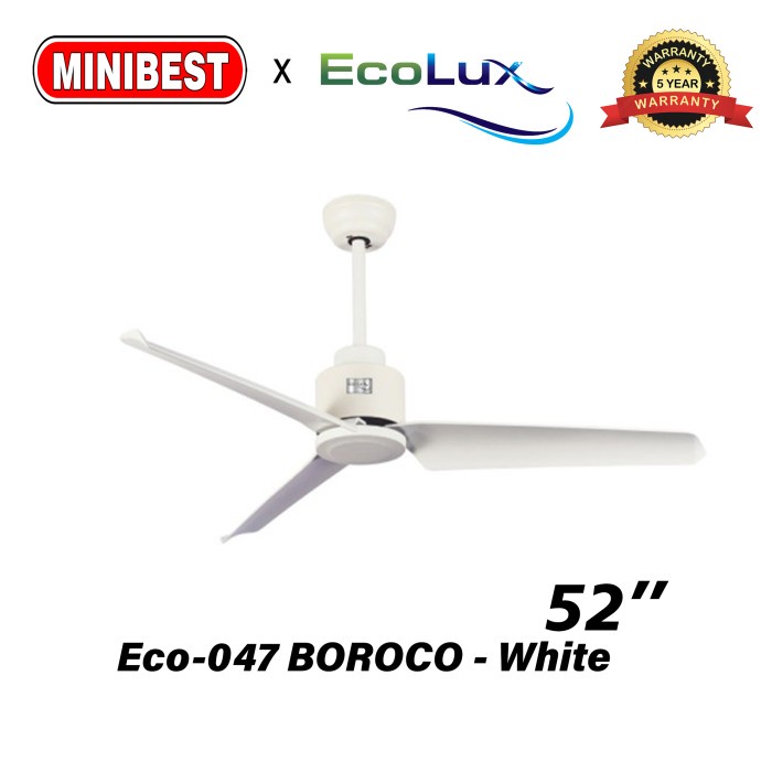 MB Ecolux fan / Kipas Angin Gantung / kipas angin plafon Eco-047 BOROCO