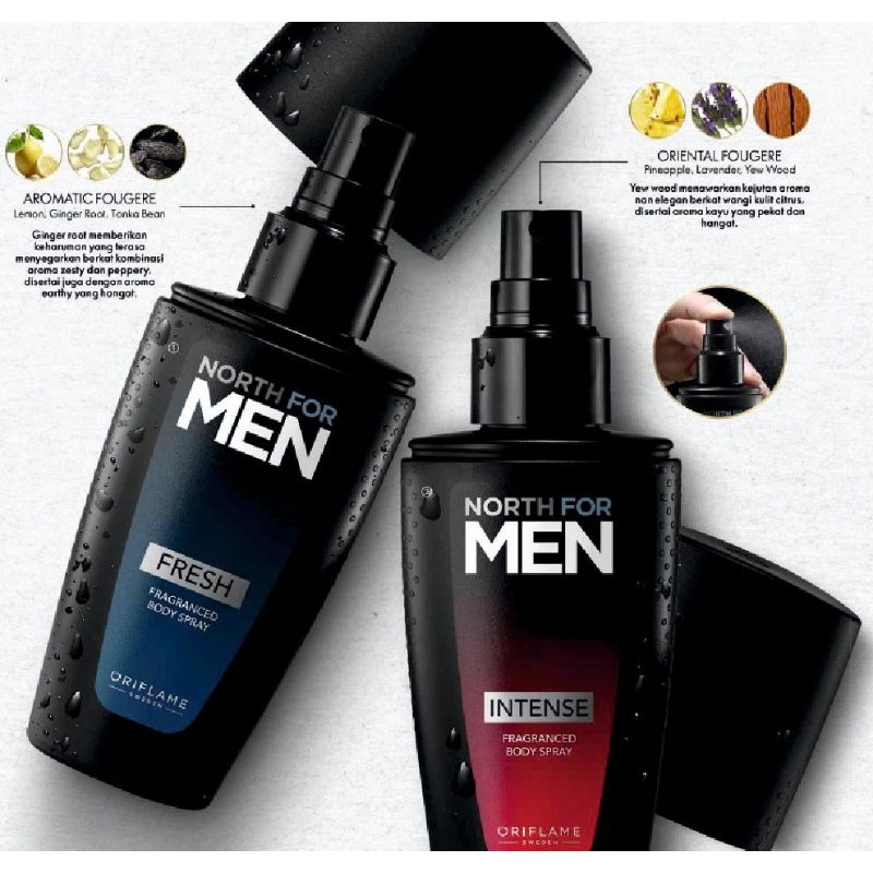 North For Men Body Spray