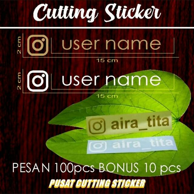 

Sticker Nama Cutting Sticker Custom Nama Sendiri Untuk Mobil Motor Kaca Helm Laptop Tumbler dll