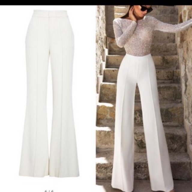 [VM] - Celana cutbray list jahit/ celana HW kantoran / celana highwaist scuba Mydress_collection 516#