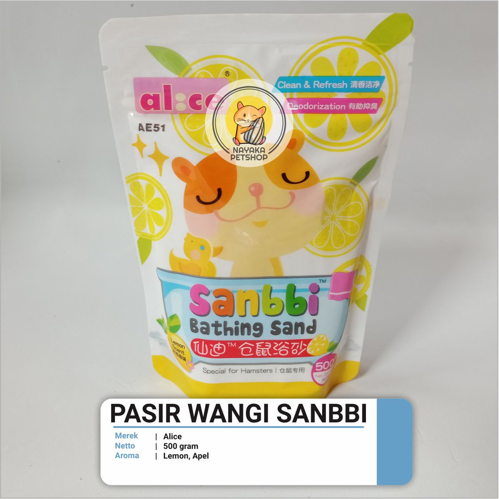 Sanbbi Bathing Sand 500 gr Pasir Mandi Wangi Hewan Hamster