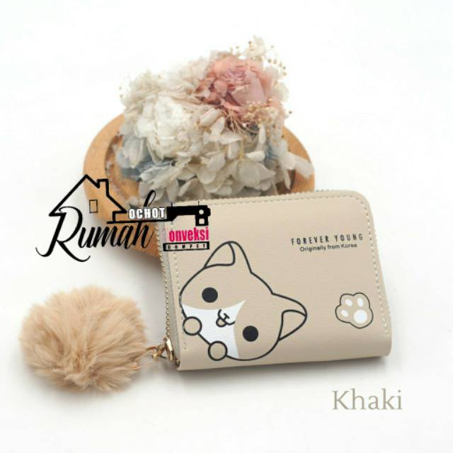 OCHOT DOMPET PANDA MINI #DOMPET WANITA MINI/DOMPET WANITA LIPAT/DOMPET LUCU-4