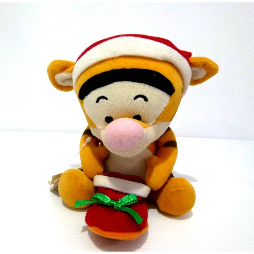 Boneka Tigger Winnie The Pooh Original Baby Tigger Christmas Edition