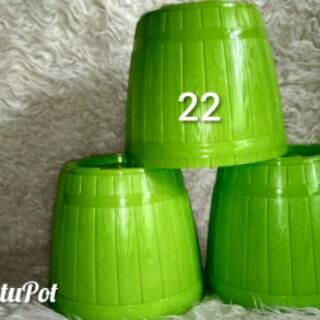  LUSINAN pot  hias pot  bunga pot  plastik  pot  gentong  22 