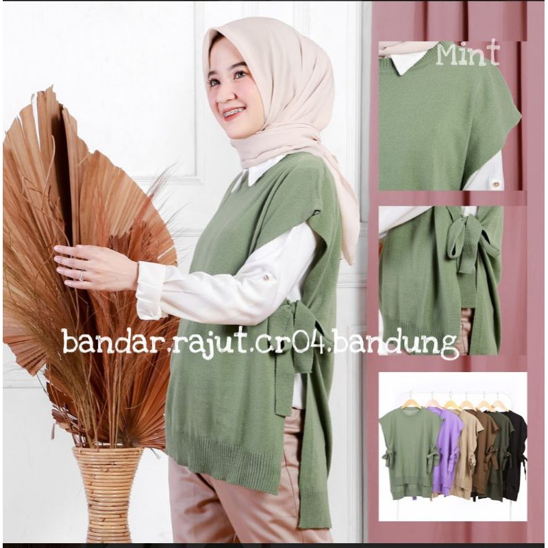 VEST ROMPI RAJUT TALI/VEST KNIT OUTER