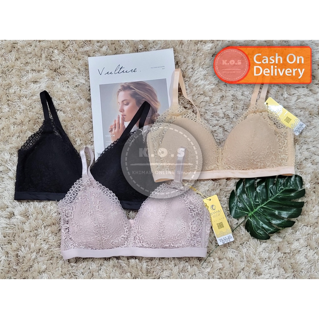 Bra bh busa tipis brukat cantik size 34-38