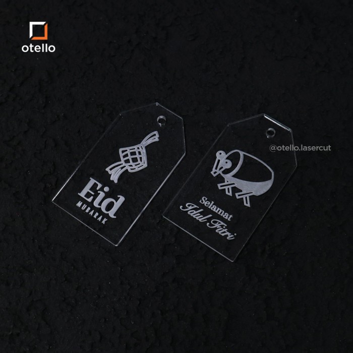 Classic Hang Tag Idul Fitri Hiasan Hampers Lebaran Dekorasi Parcel Tag