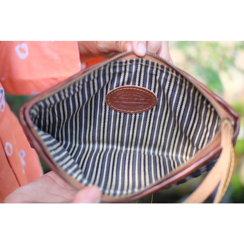 Dompet Kulit Asli Wanita Pouch Sekar