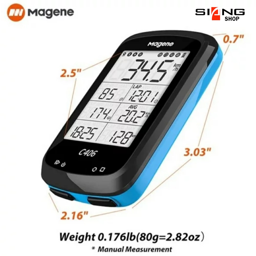 Cyclocomp / Speedometer sepeda Magene C406