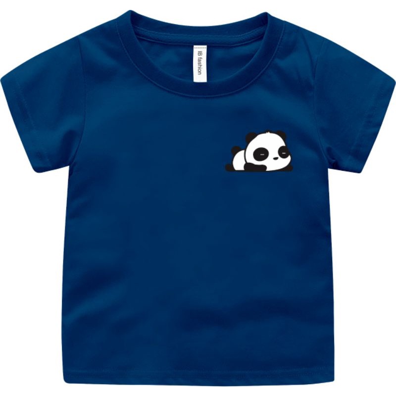 Kaos Anak Unisex Laki &amp; perempuan Panda small Baju Distro Anak Atasan Perempuan T Shirt Anak Cewek