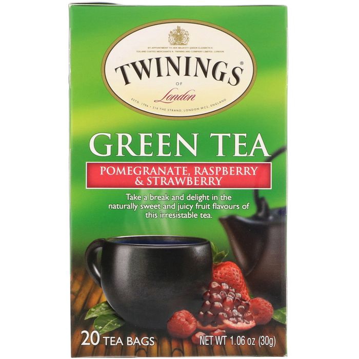 

Twinings Green Tea Pomegranate Raspberry & Strawberry #20bag Teh Hijau