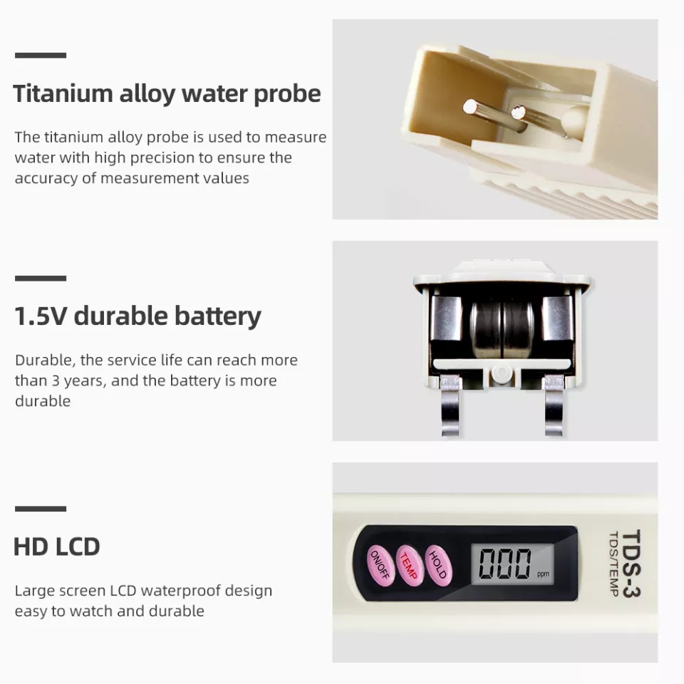 TDS meter Alat Tester Ukur Air Hidroponik