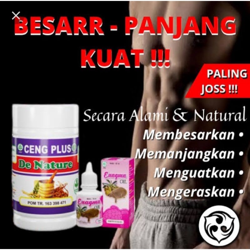 Ceng Plus & Enagma Oil Obat Herbal Asli Obat Kuat