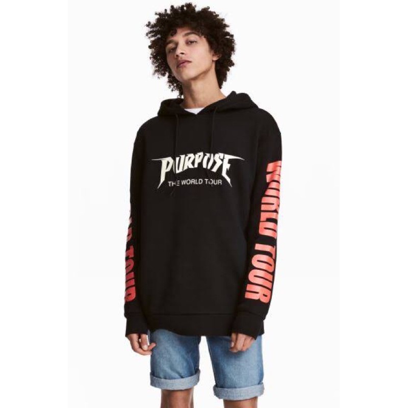 HOODIE HNM|H&M PURPOSE TOUR BLACK ORIGINAL