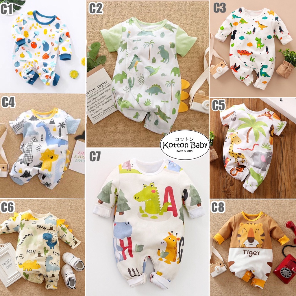 0-18bln PAKAIAN BAYI [Premium Impor] BAJU ANAK JUMPER JUMPSUIT ROMPER LAKILAKI Catalog YY C