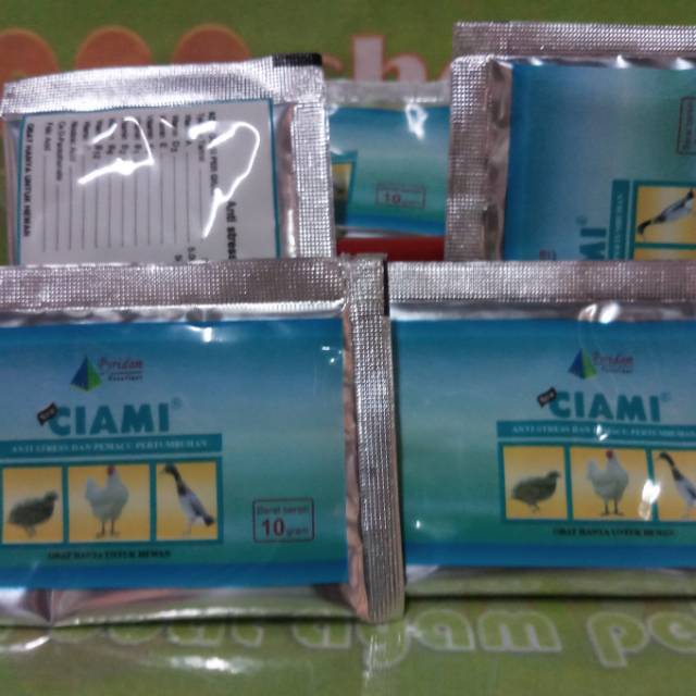 Ciami 10gr vitamin ayam burung nafsu makan sehat