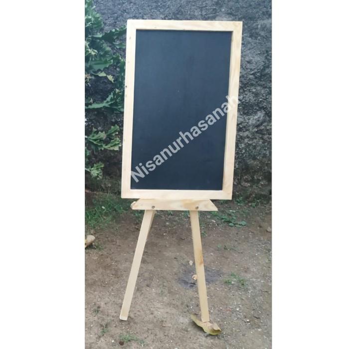 

Papan Tulis Kapur + Standing Tripot Papan Menu Cafe Papan Board+Kaki 046