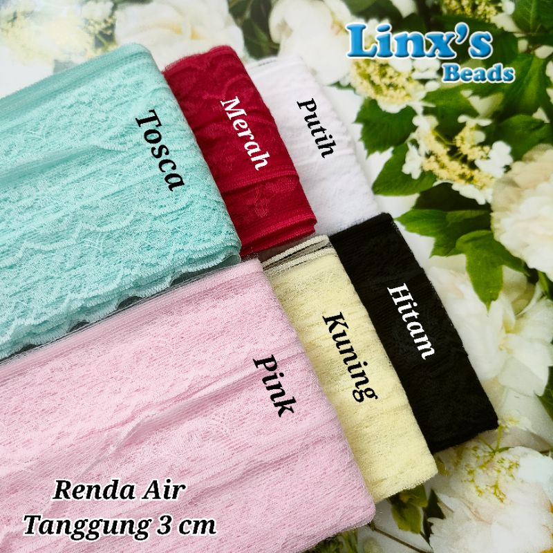 Renda Air Tanggung 3 cm (1 roll)