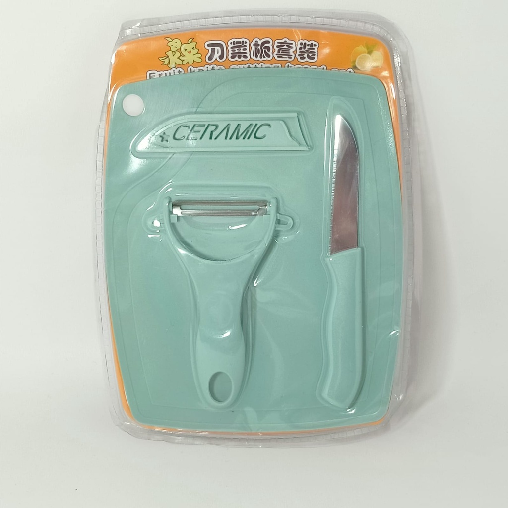 Talenan Pisau Set - Peralatan Dapur Talenan 3 in 1