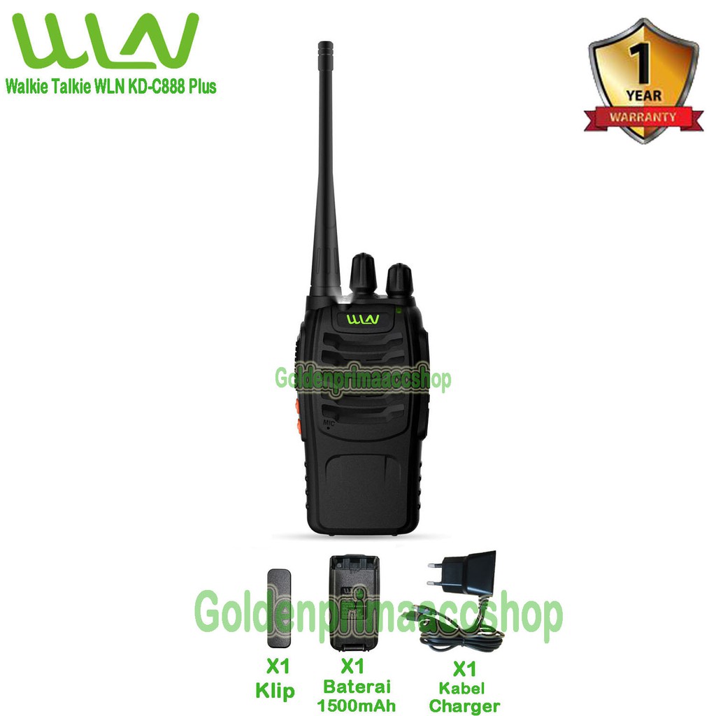 HT WLN KD-C888 PLUS - ISI 1 PCS TANPA CHARGER DUDUK