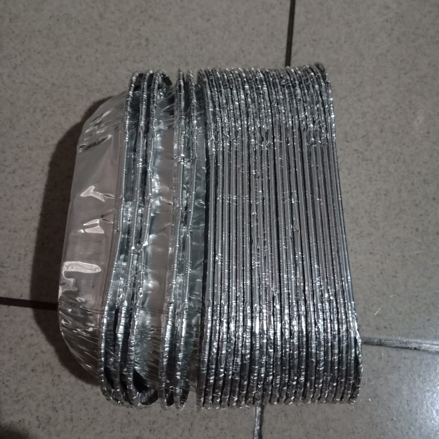 @25pcs Alumunium Foil Tray Ox-6005 / Aluminium Ox 6005