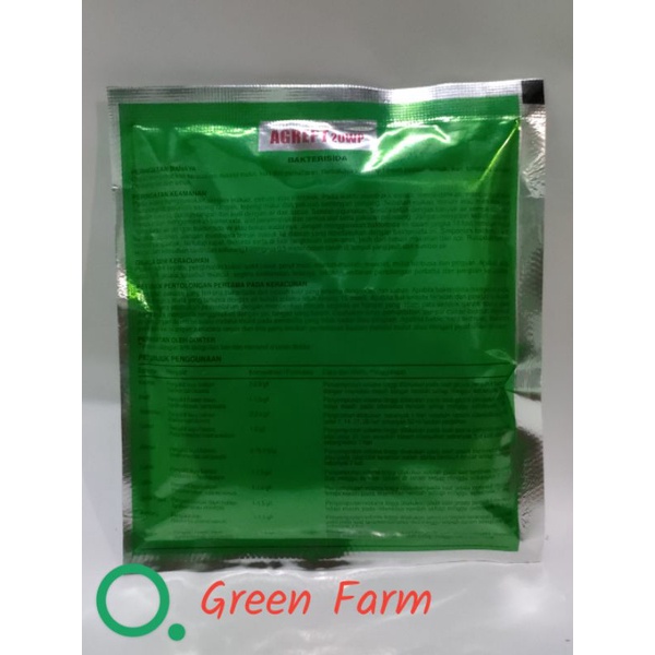 Agrept 20wp Bakterisida Anti Bakteri jamur tanaman Original kemasan 50gr