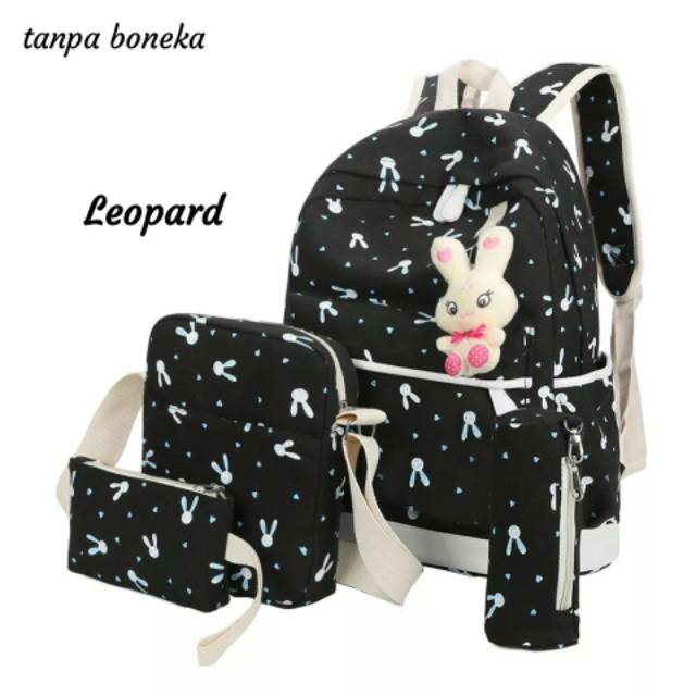 Mochillastore - Tas Ransel Anak Sekolah Playboy Tas Rabbit Tas Ransel Anak Laki-Laki  Perempuan Tas Karakter Termurah