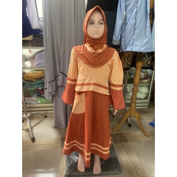 baju muslim anak / baju seragam ngaji anak anak