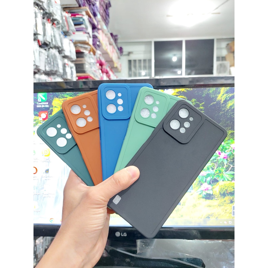 Realme C31 C35 9i Narzo 50A Prime Case Fusion Black Macaron Aero SlimFit Anti Crack Anti Selip SHOCKING OEM