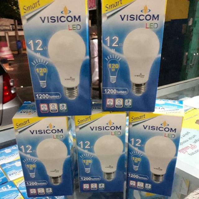 LAMPU LED BULB SMART VISICOM 12 WATT SURABAYA MURAH