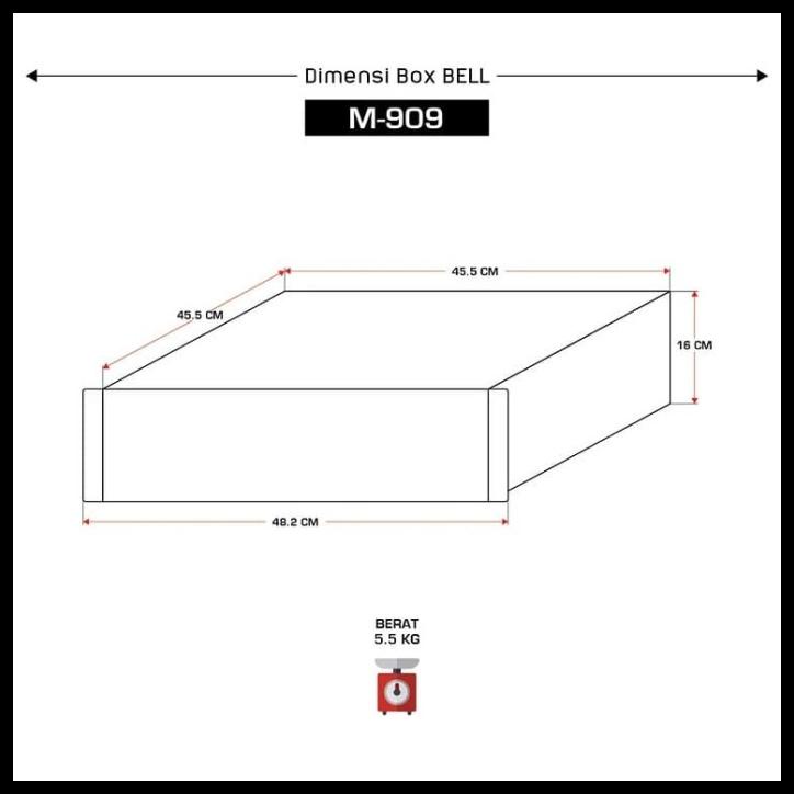 Box Power Amplifier Bell M909 M-909 M 909 Box Bell
