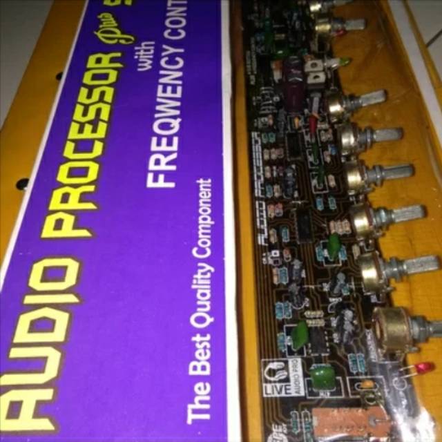 Kit Audio Processor Plus Sub Woofer With Freqwency Control