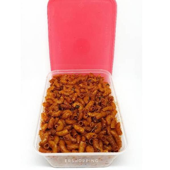 

Makaroni / makroni kemasan box isi 200gr, pedas, asin, keju, balado, bbq, rumput laut daun jeruk