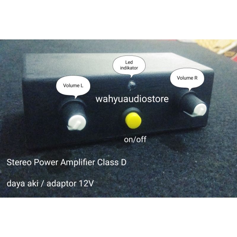 Power Amplifier Class D 12V Pam 8610, Tpa3110 &amp; Tpa3116D2