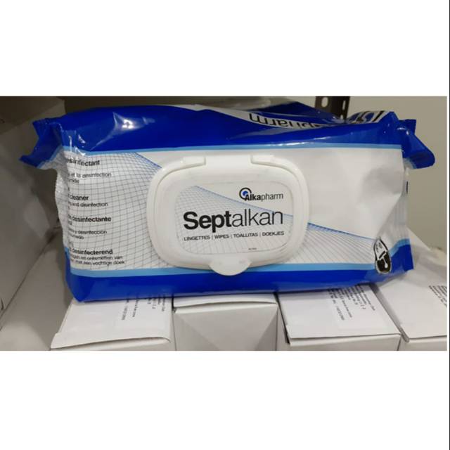 Septalkan Wipes Disinfectant Free Alcohol / Septalkan Disinfektan Bebas Alkohol