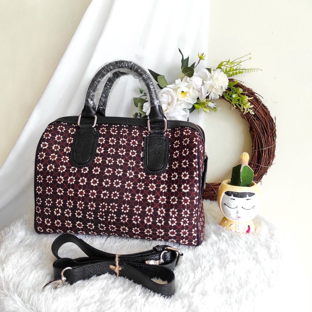 Tas Batik Kulit Asli Etnik Premium