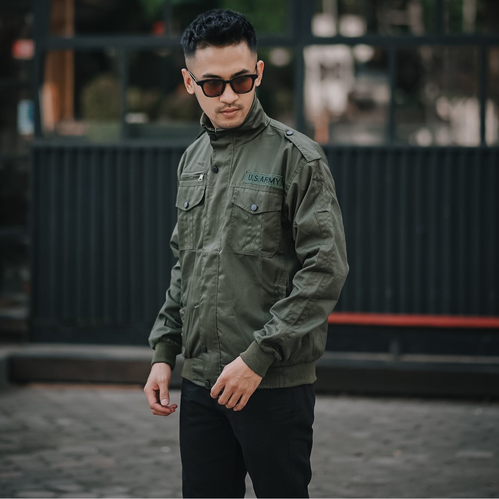 JAKET RUBY BGSR AMERICAN DRILL PRIA / JAKET COWOK CEWEK MODIS / JAKET ARMY BGSR JAKET MURAH TERLARIS