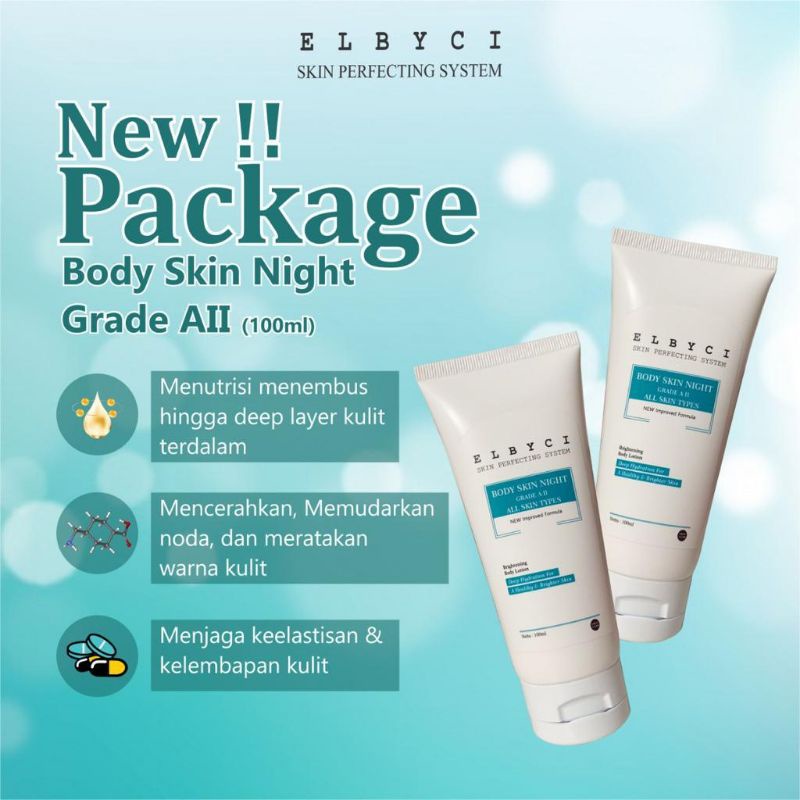 BODY LOTION GRADE A II ELBYCI SKINCARE (100ml)