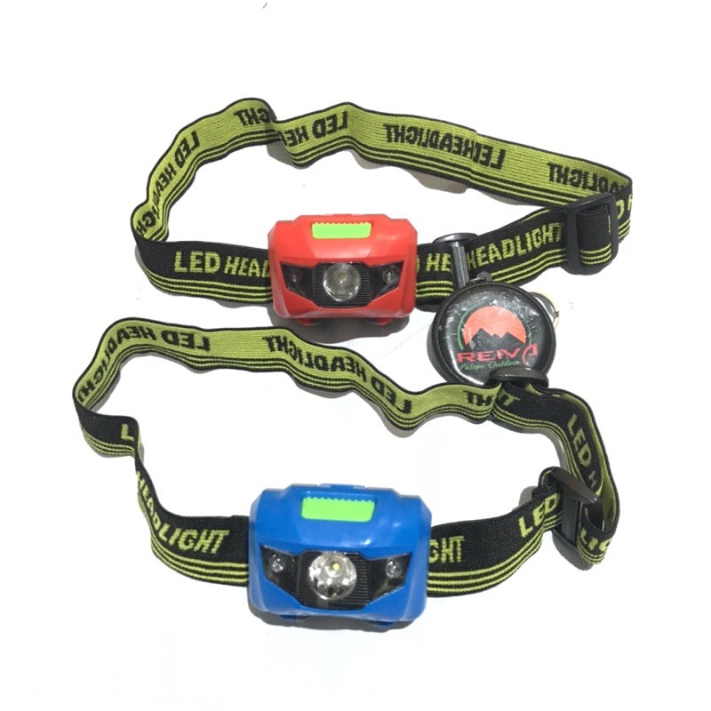 Senter Kepala / Headlamp eiger 3 LED.