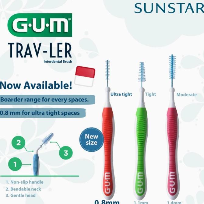 GUM Interdental Brush / Gum Trav ler Interdental Brush