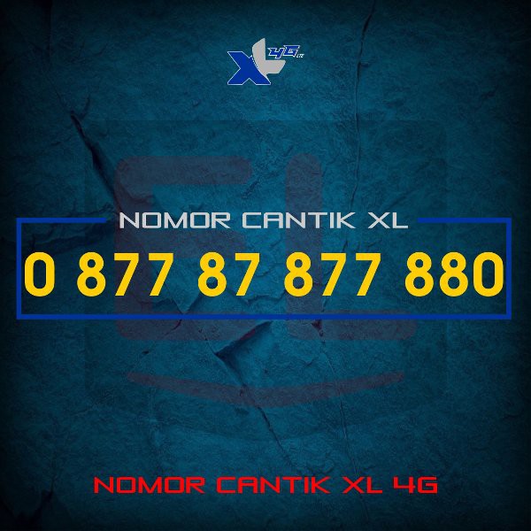 PROMO !!!   Nomor Cantik XL Super 3 Varian 0877 87 877 880    MURAH