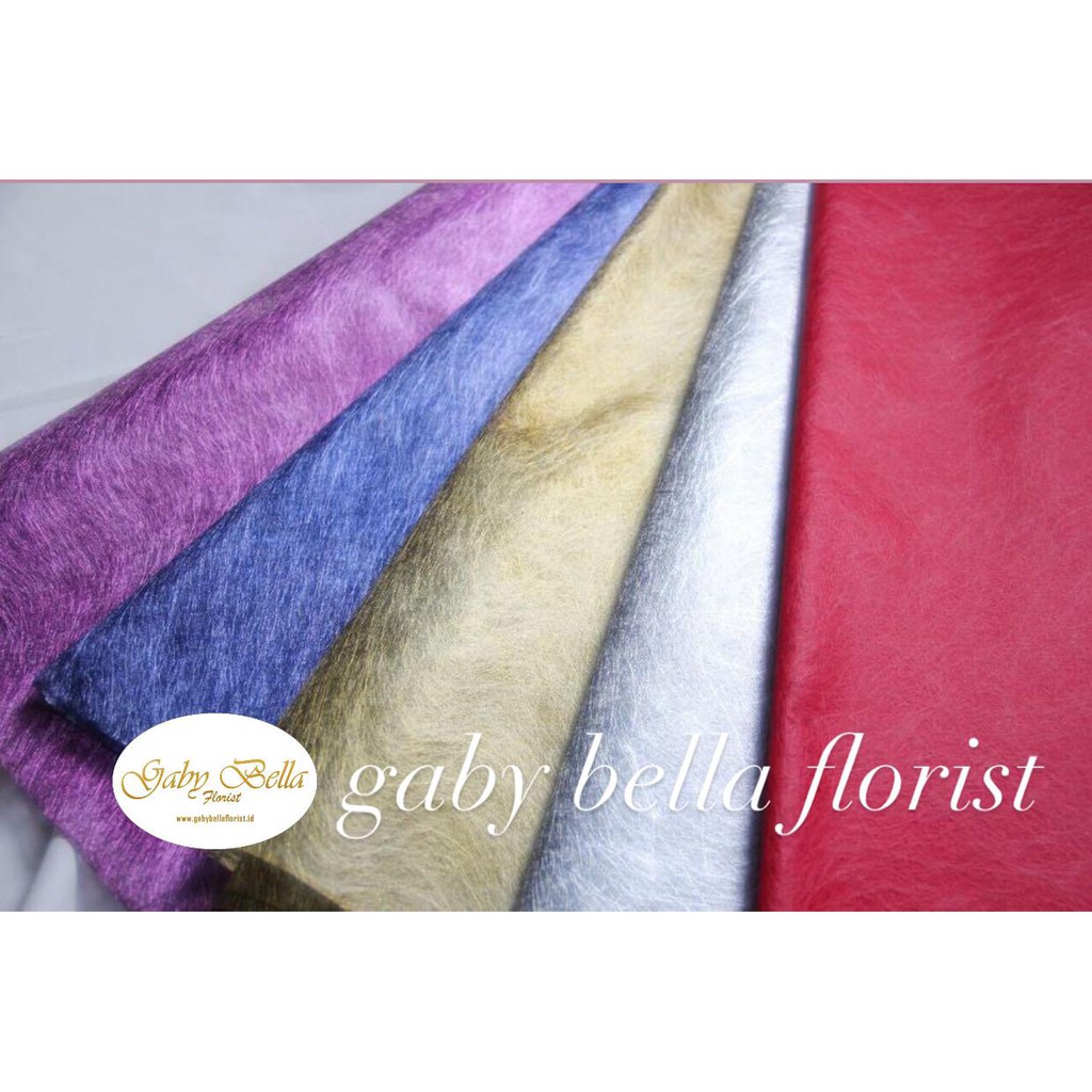 Wrapping bunga tisu serat wrapping gold silver tisu pembungkus bunga kertas bunga Kertas buket Tisu 