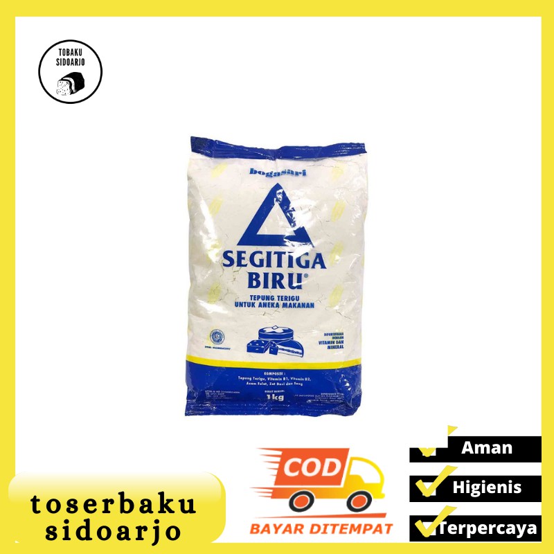 

TEPUNG TERIGU SEGITIGA BIRU ECOPACK 1KG BEST SELLER UNTUK ANEKA MAKANAN