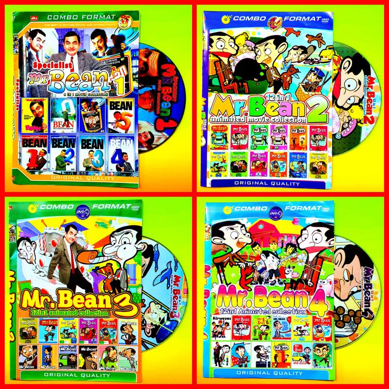 KASET FILM MR.BEAN [BEBAS PILIH] VOL.1,2,3,4 - KASET FILM KOLEKSI MR.BEAN TERLARIS - KASET FILM KOME