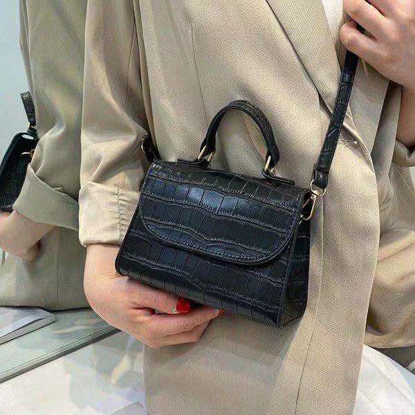 Rowling (Tas-173) Tas Selempang Wanita Fashion Croco Polos/Tas Selempang Wanita Cantik Dan Elegan