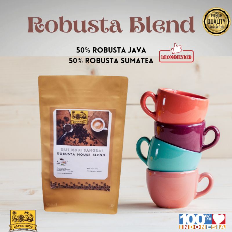 

BUBUK BIJI KOPI ROASTED KOPI HOUSE BLEND 1KG ROBUSTA KOPI SUSU ESPRESSO MANUAL BREW HOUSEBLEND