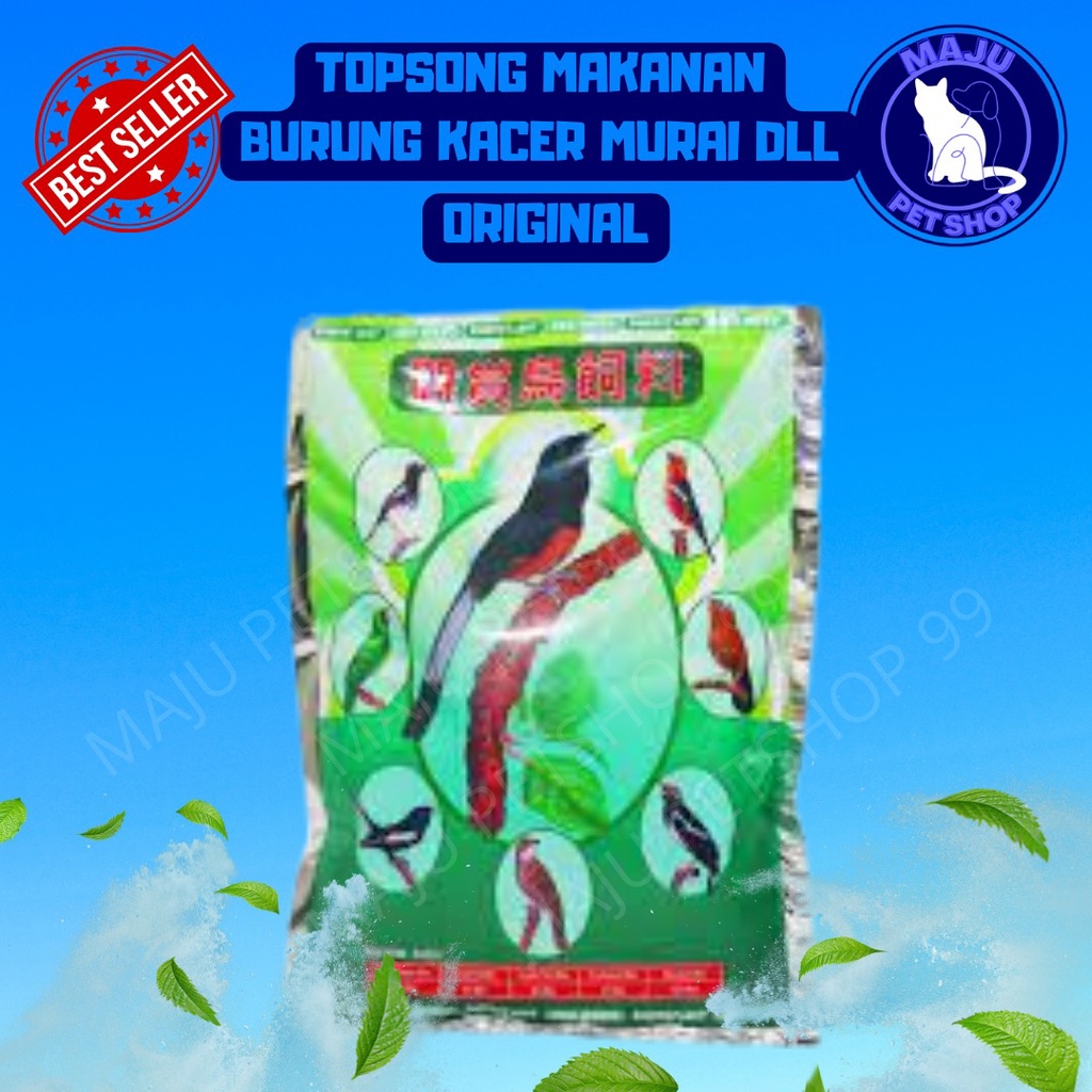 TOPSONG MAKANAN BURUNG KACER MURAI DLL - ORIGINAL